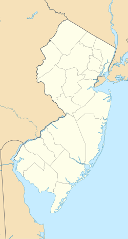 Mapa de localização de Wickatunk no estado de New Jersey