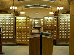 Detalhe de fichas bibliográficas