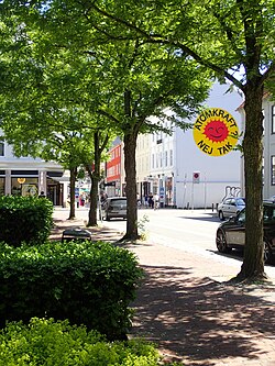 Mural do Sol Sorridente em Aarhus, Dinamarca