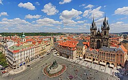 Detalhe arquitetônico em Praga