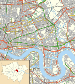 Mapa de localização do Museu Docklands
