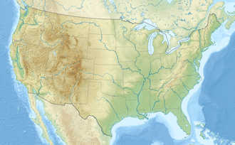 Mapa de localização de Beacon nos Estados Unidos