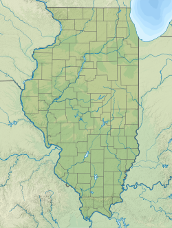 Localização de Effingham em Illinois