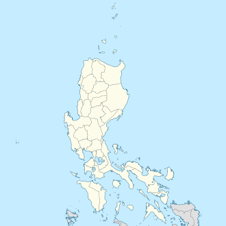 Mapa de intensidade sísmica em Luzon