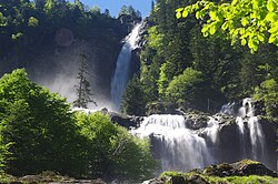 Montanhas dos Pirenéus em Ariège