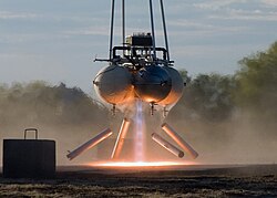 Veículo de teste para o Lunar Lander Challenge