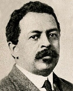 Retrato de liderança afro-americana do início do século XX