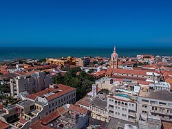 Casas coloridas de Cartagena