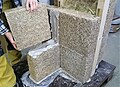 Parede de concreto de cânhamo