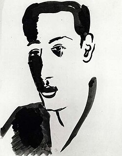 Retrato cubista de Ilarie Voronca