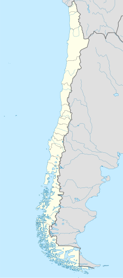 Mapa de localização de Las Condes no Chile