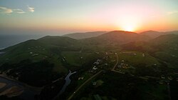 Paisagem costeira da Costa Selvagem