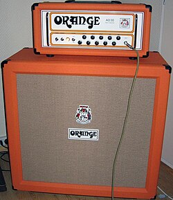 Amplificador de guitarra vintage com revestimento em Tolex e grade frontal