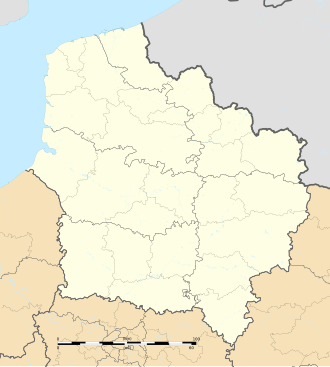 Mapa de Steenvoorde na região de Hauts-de-France